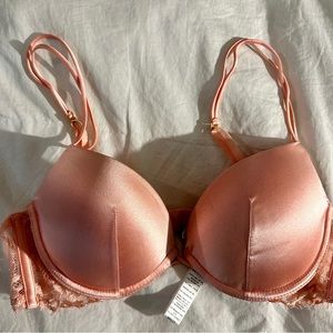 La Perla Padded Push Up Bra - Blush Pink - NEVER WORN - 34C (2C)
